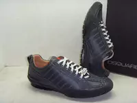 chaussures dsquared hommes new style 2013 cuir ligne gris